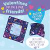 Peaceable Kingdom Cosmic Space Cootie Catcher Valentines for Kids, Set of 28 Educational Classroom Gifts, Fun School Exchange Cards with Motivational Sayings and Envelopes, Ages 4+(Cosmic Space Cootie Catcher Cards)