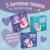 Peaceable Kingdom Valentines Box for Kids, Valentines Day Box Kit for Valentines Cards for Kids Classroom – Rainbow Mailbox Kit(Axolotl Friendship Charms)