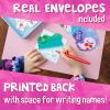 Peaceable Kingdom Valentines Box for Kids, Valentines Day Box Kit for Valentines Cards for Kids Classroom – Rainbow Mailbox Kit(Axolotl Tattoo Valentines)