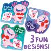 Peaceable Kingdom Valentines Box for Kids, Valentines Day Box Kit for Valentines Cards for Kids Classroom – Rainbow Mailbox Kit(Axolotl Tattoo Valentines)
