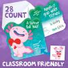 Peaceable Kingdom Valentines Box for Kids, Valentines Day Box Kit for Valentines Cards for Kids Classroom – Rainbow Mailbox Kit(Axolotl Tattoo Valentines)