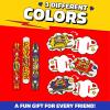Peaceable Kingdom Valentines Cards for Kids Classroom, Set of 28 Valentines Day Gifts – Animal Print Slap Bracelets(Kid Power Slap Bracelets)