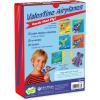 Peaceable Kingdom Valentines Cards for Kids Classroom, Set of 28 Valentines Day Gifts – Animal Print Slap Bracelets(Pop Out Airplanes)