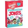Peaceable Kingdom Valentines Cards for Kids Classroom, Set of 28 Valentines Day Gifts – Animal Print Slap Bracelets(Scratch off Jokes)