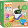 MindWare Clay Magic Planters Kids Crafts – Air-Dry Clay for Kids Ages 8 and Up – Shape and Press 6 Vibrant Colors of Magic Clay to Decorate Sturdy Porcelain Planters – No Glue or Baking Required