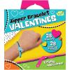 Peaceable Kingdom Cosmic Space Cootie Catcher Valentines for Kids, Set of 28 Educational Classroom Gifts, Fun School Exchange Cards with Motivational Sayings and Envelopes, Ages 4+(Zipper Friendship Bracelets)