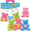 Peaceable Kingdom Cosmic Space Cootie Catcher Valentines for Kids, Set of 28 Educational Classroom Gifts, Fun School Exchange Cards with Motivational Sayings and Envelopes, Ages 4+(Gummy Bear Scratch and Sniff Scented Candy Heart Valentines)