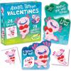 Peaceable Kingdom Valentines Box for Kids, Valentines Day Box Kit for Valentines Cards for Kids Classroom – Rainbow Mailbox Kit(Axolotl Tattoo Valentines)