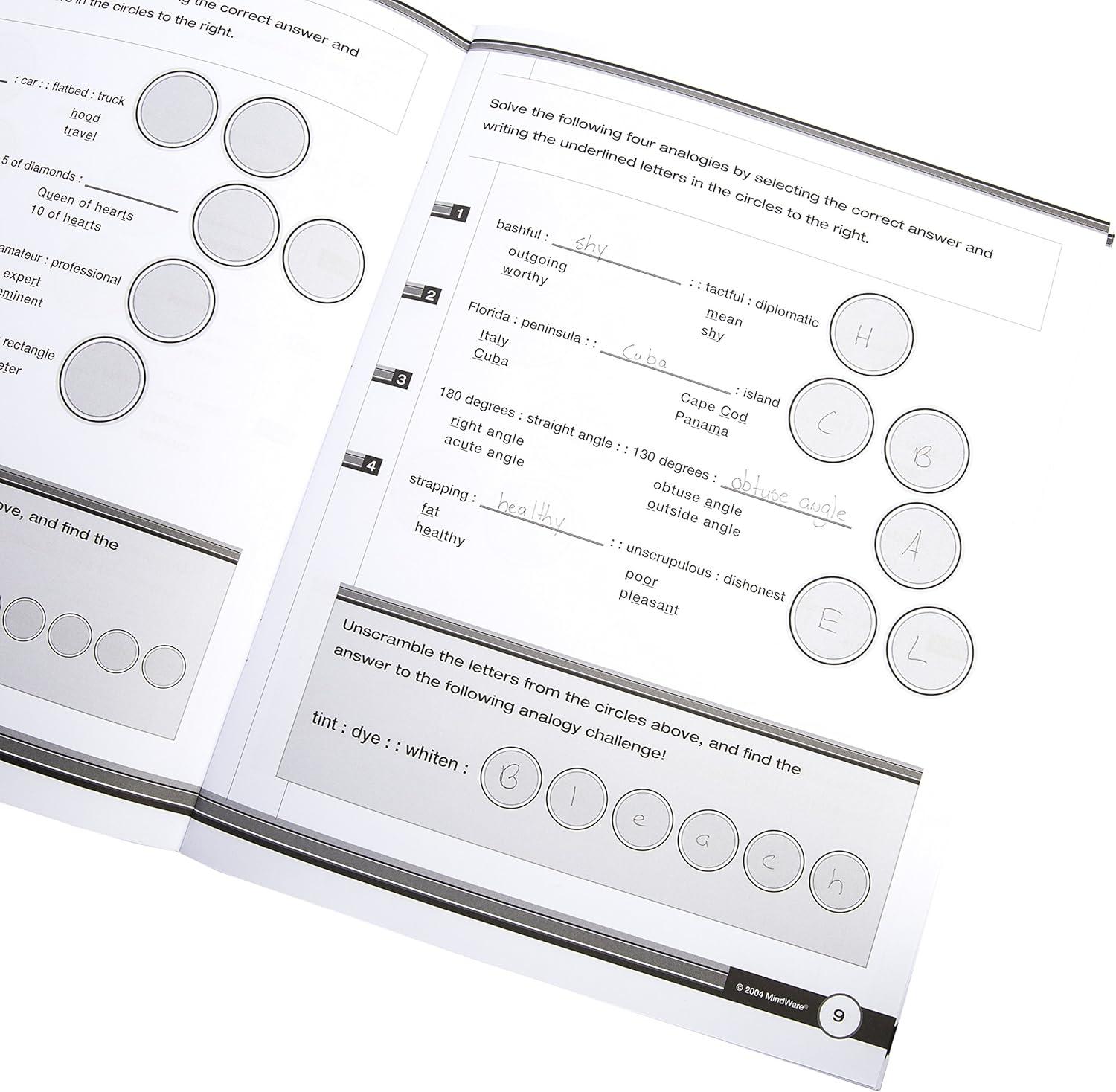 image:imageMindWare Analogy Challenges Level B