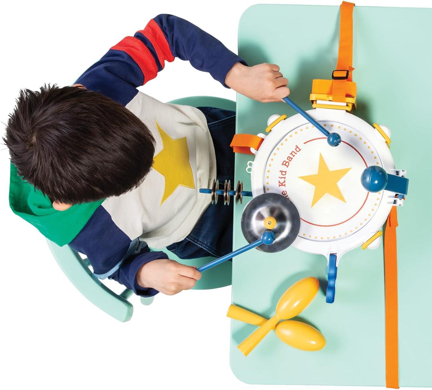 image:imageMindWare Oh So Fun One Kid Band Musical Instruments for Kids Gift for 5 Year Olds and Up Musical Instruments and Accessories Set Including Drum Cymbals Chimes Maracas and Percussion Slide
