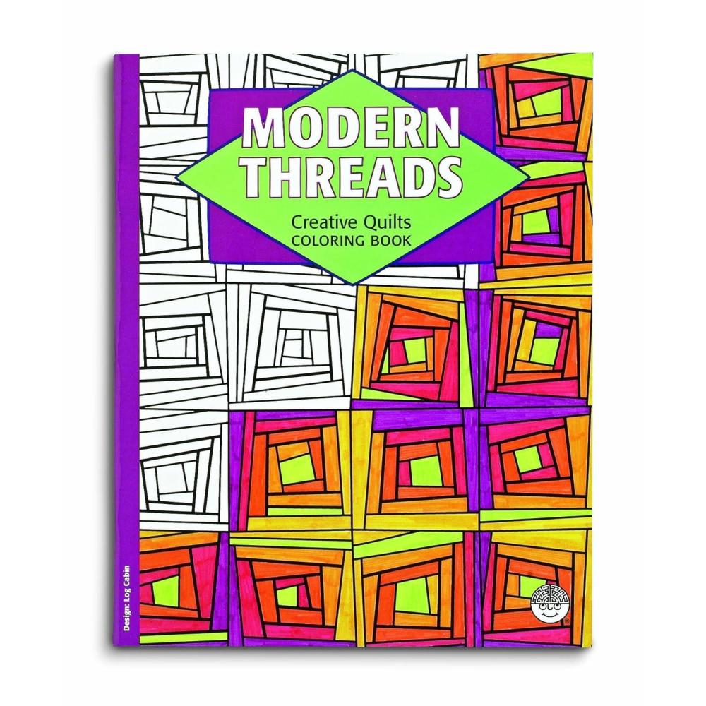 image:imageModern Threads Creative Quilt Coloring Book