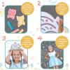 MindWare Oh So Fun! Fairy Sidewalk Chalk Set – Great Chalk For Toddlers Including Chalk Holders & Fairy Wing Stencils For Kids Ages 3+