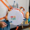 MindWare Oh So Fun! One Kid Band Musical Instruments for Kids – Gift for 5 Year Olds and Up – Musical Instruments and Accessories Set Including Drum, Cymbals, Chimes, Maracas and Percussion Slide
