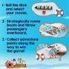 MindWare Overboard! Strategy Board Game for Kids & Families – Adventurous Dice Game with Boats, Passengers & Cards, 2–4 Players, Ages 8+