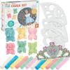 MindWare Oh So Fun! Fairy Sidewalk Chalk Set – Great Chalk For Toddlers Including Chalk Holders & Fairy Wing Stencils For Kids Ages 3+