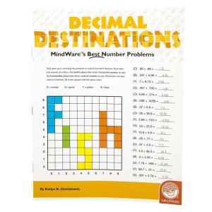 MindWare – Decimal Destinations – 39 Unique Puzzles With 18 to 24 Problems – Teaches Decimals and Addition