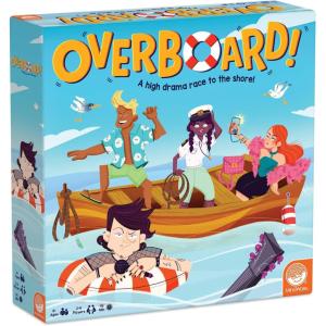 MindWare Overboard! Strategy Board Game for Kids & Families – Adventurous Dice Game with Boats, Passengers & Cards, 2–4 Players, Ages 8+