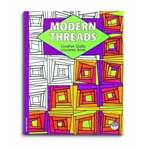 Modern Threads: Creative Quilt Coloring Book