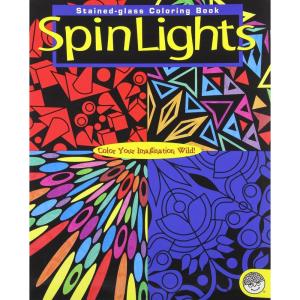 Spin Lights Stained-Glass Coloring Book (MindWare Original Coloring Books)