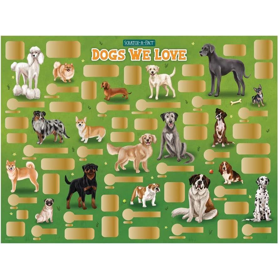 image:imageMindWare Scratch Off Poster ScratchAFact Dogs