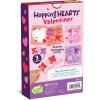 Peaceable Kingdom Valentines Cards for Kids Classroom, Set of 28 Valentines Day Gifts – Sticky Hands(28 Hopping Hearts Valentines)