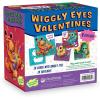 Peaceable Kingdom Valentines Cards for Kids Classroom, Set of 28 Valentines Day Gifts – Sticky Hands(28 Wiggly Eye Monster Valentine)