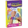 Peaceable Kingdom Valentines Cards for Kids Classroom, Set of 28 Valentines Day Gifts – Sticky Hands(Animal Print Slap Bracelets)