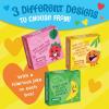 Peaceable Kingdom Valentines Cards for Kids Classroom, Set of 28 Valentines Day Gifts – Sticky Hands(Jokes and Charms)