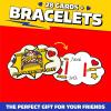 Peaceable Kingdom Valentines Cards for Kids Classroom, Set of 28 Valentines Day Gifts – Sticky Hands(Kid Power Slap Bracelets)