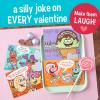 Peaceable Kingdom Valentines Cards for Kids Classroom, Set of 28 Valentines Day Gifts – Sticky Hands(Scratch off Jokes)