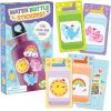 Peaceable Kingdom Valentines Cards for Kids Classroom, Set of 28 Valentines Day Gifts – Sticky Hands(28 Water Bottle Sticker Valentines)