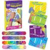 Peaceable Kingdom Valentines Cards for Kids Classroom, Set of 28 Valentines Day Gifts – Sticky Hands(Animal Print Slap Bracelets)