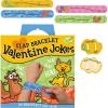 Peaceable Kingdom Valentines Cards for Kids Classroom, Set of 28 Valentines Day Gifts – Sticky Hands(Jokes Slap Bracelets)