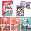 Peaceable Kingdom Valentines Cards for Kids Classroom, Set of 28 Valentines Day Gifts – Sticky Hands(Scratch off Jokes)