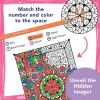 MindWare Color By Number Color Counts (Kaleidoscopes)