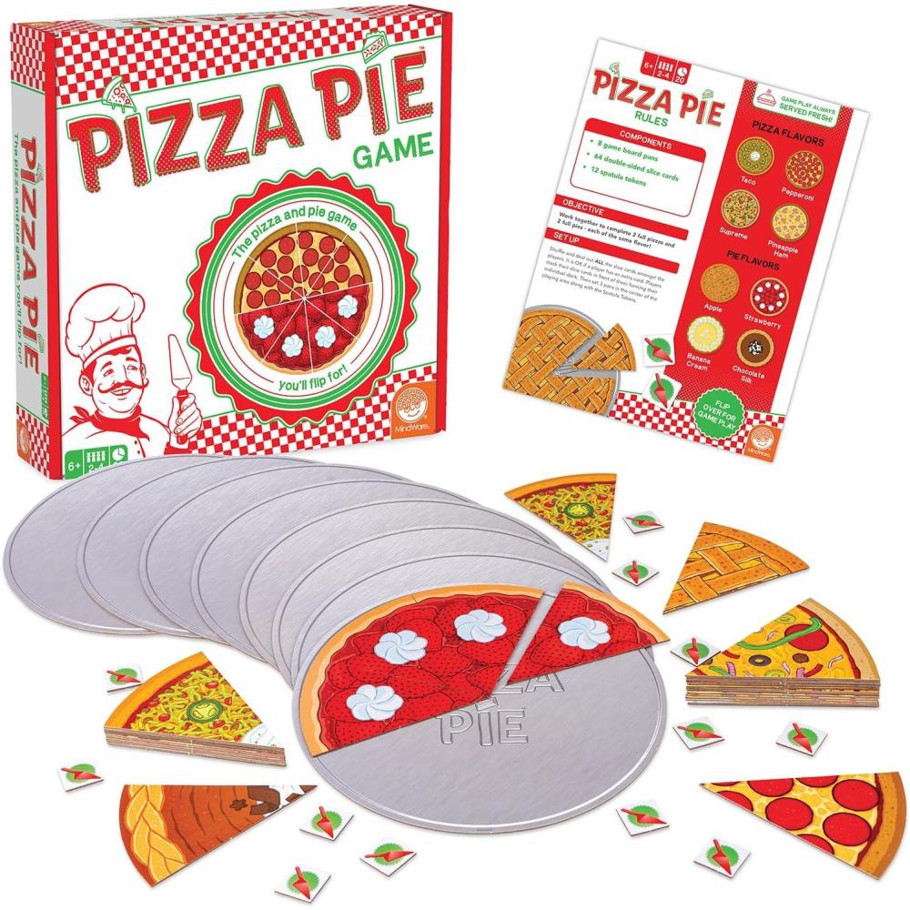 image:imageMindWare Pizza Pie Cooperative Game for 6 Year Olds and up Match Flavors and Win As A Team 2 to 4 Players
