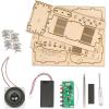 MindWare Gearjits FM Radio Building Set – Build a Real Working FM Radio, STEM Electronics Kit with Wooden Parts, Hands-On Science & Engineering Project