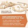 MindWare Kindertown Roads Wooden Montessori Building Set – Building Set for Toddlers