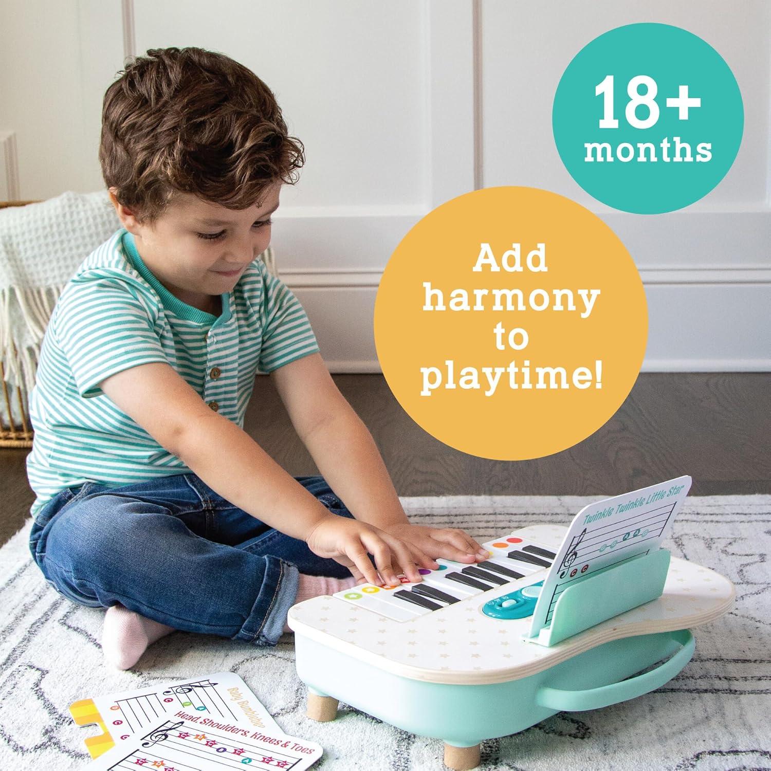 image:imageMindWare Oh So Fun TakeAlong Piano Toy for Toddlers Interactive Musical Learning Toy with Lights and Sounds Ages 12 Months and Up