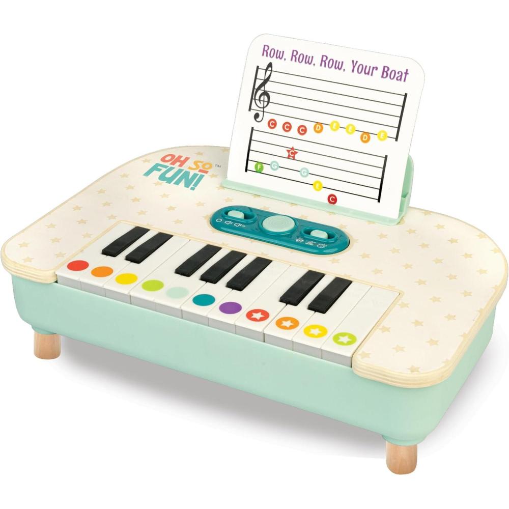image:imageMindWare Oh So Fun TakeAlong Piano Toy for Toddlers Interactive Musical Learning Toy with Lights and Sounds Ages 12 Months and Up