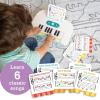MindWare Oh So Fun! Take-Along Piano Toy for Toddlers – Interactive Musical Learning Toy with Lights and Sounds, Ages 12 Months and Up