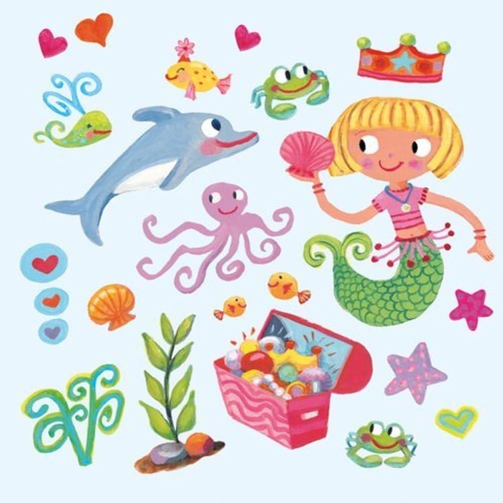 image:imagePeaceable Kingdom Sticker Fun Mermaid Reusable Sticker Tote