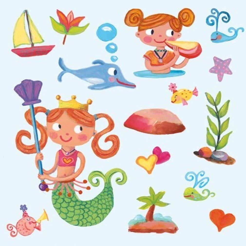 image:imagePeaceable Kingdom Sticker Fun Mermaid Reusable Sticker Tote