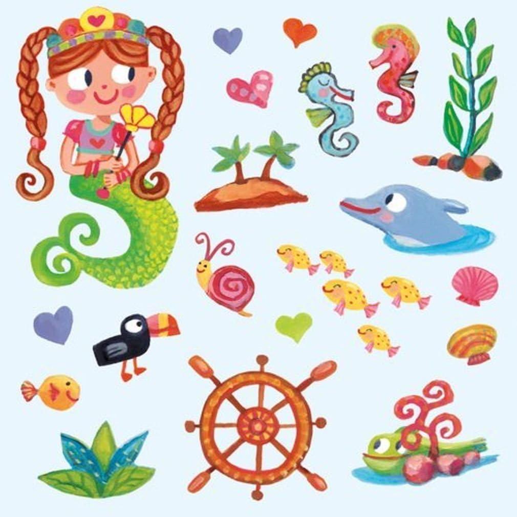 image:imagePeaceable Kingdom Sticker Fun Mermaid Reusable Sticker Tote