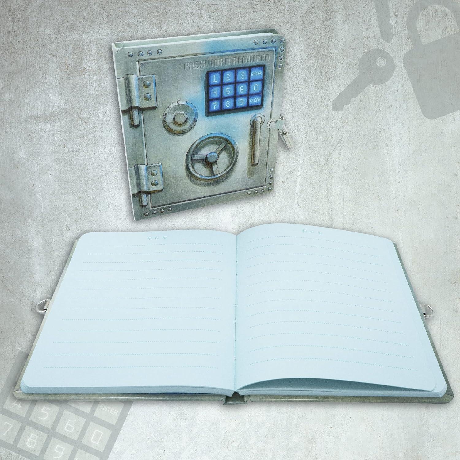 image:imagePeaceable Kingdom Vault Door 625 Lock and Key Lined Page Diary for Kids