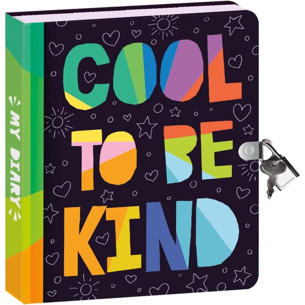 image:imagePeaceable Kingdom 625 Lock and Key Lined Page Diary for Kids Be Kind