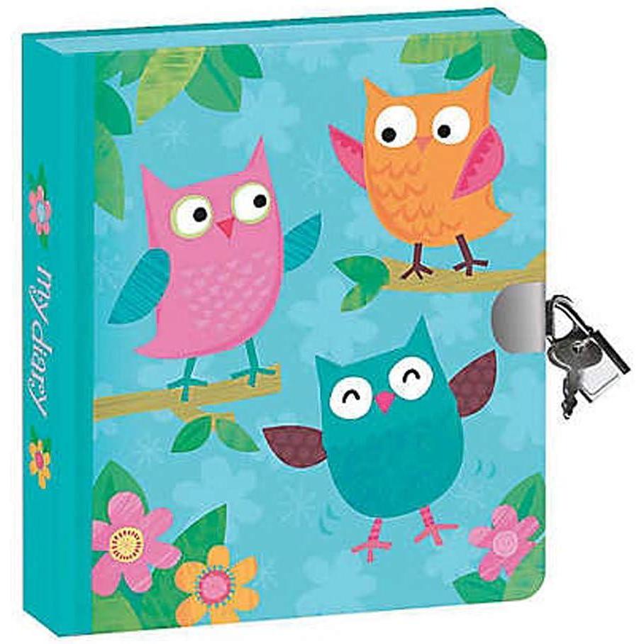 image:imagePeaceable Kingdom Owl Cover 625 Lock and Key Diary