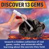 NOVA Obsidian Excavation Lab by MindWare – Dig Up Real Gems, Rocks & Minerals, Geology Science Kit with Tools, Ages 4+