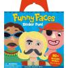 Peaceable Kingdom Sticker Fun Funny Faces Reusable Sticker Tote
