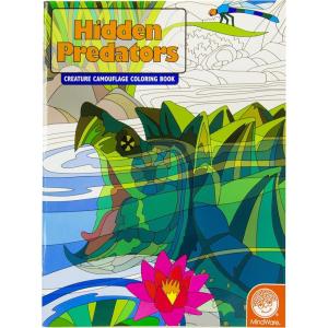 MindWare Hidden Predators Creature Camouflage Coloring Book